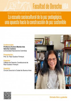 La escuela sociocultural de la paz pedagógica, una apuesta hacia la construcción de paz