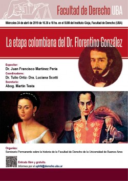 La etapa colombiana del Dr. Florentino González