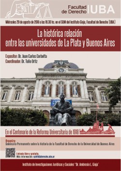 La histórica relación entre las universidades de La Plata y Buenos Aires