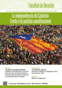 La independencia de Cataluña frente a la justicia constitucional