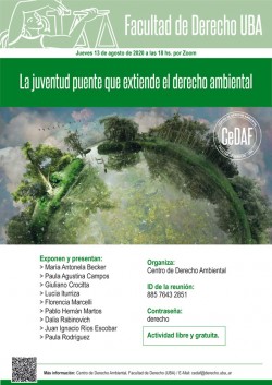 La juventud puente que extiende el derecho ambiental