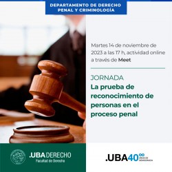 La prueba de reconocimiento de personas en el proceso penal