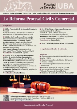 La reforma Procesal Civil y Comercial