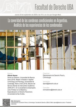 La severidad de las condenas condicionales en Argentina. Análisis de las experiencias de los condenados.