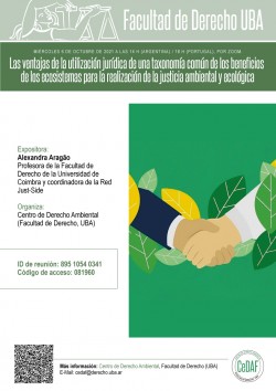 Las ventajas de la utilización jurídica de una taxonomía común de los beneficios de los ecosistemas para la realización de la justicia ambiental y ecologica