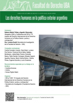 Los derechos humanos en la política exterior argentina