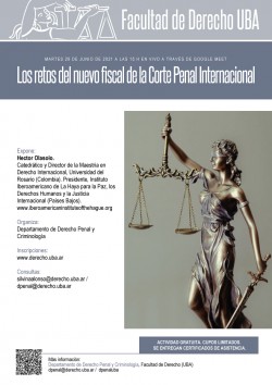 Los retos del nuevo fiscal de la Corte Penal Internacional