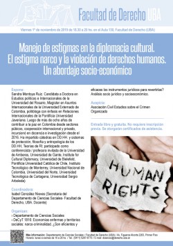 Manejo de estigmas en la diplomacia cultural. El estigma narco y la violación de derechos humanos. Un abordaje socio-económico