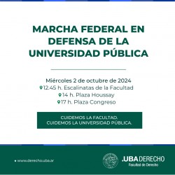 Marcha Federal en defensa de la Universidad Pública