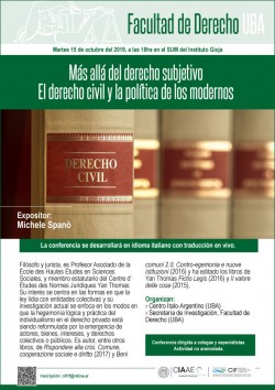 Más allá del derecho subjetivo. El derecho civil y la política de los modernos