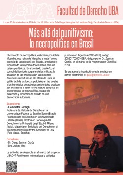 Más allá del punitivismo: la necropolítica en Brasil