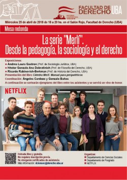 Mesa redonda: La serie "Merlí". Desde la pedagogía, la sociología y el derecho 