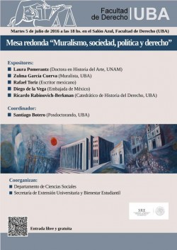 Mesa Redonda: Muralismo, sociedad, política y derecho
