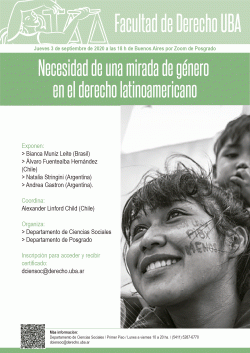 Necesidad de una mirada de género en el derecho latinoamericano