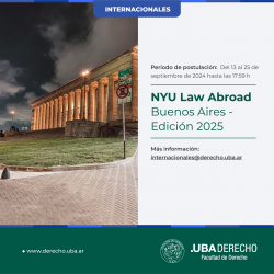 NYU Law Abroad - Buenos Aires - Edición 2025
