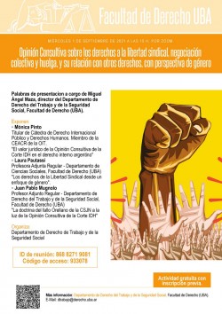 Opinión Consultiva sobre los derechos a la libertad sindical, negociación colectiva y huelga, y su relación con otros derechos, con perspectiva de género