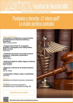 Pandemia y derecho. ¿Y ahora qué? La visión jurídico contable