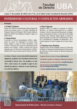 Patrimonio cultural y conflictos armados