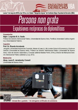 Persona <i>non grata</i>. Expulsiones recíprocas de diplomáticos