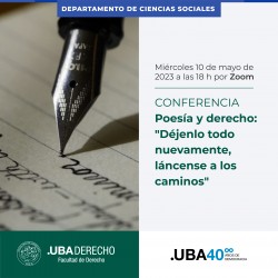 Poesía y Derecho XVI. Homenaje a Roberto Bolaño: "Déjenlo todo nuevamente, láncense a los caminos"