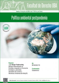 Política ambiental postpandemia