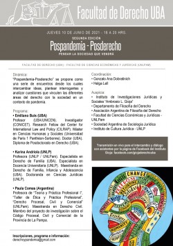 Pospandemia - Posderecho. Pensar la sociedad que vendrá - Segunda edición