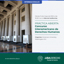 Práctica abierta - Concurso Interamericano de Derechos Humanos