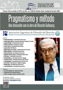 Pragmatismo y método. Una discusión con la obra de Ricardo Guibourg