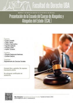 Presentación de la Escuela del Cuerpo de Abogados y Abogadas del Estado (ECAE)