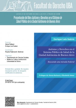 PresentaciÃ³n del libro <i>Autismo y Derechos en el Sistema de Salud PÃºblica de la Ciudad AutÃ³noma de Buenos Aires</i>