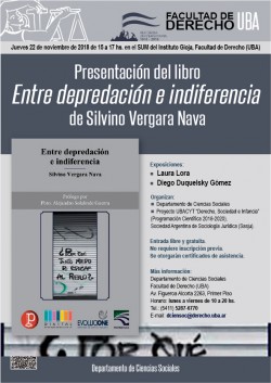 Presentación del libro <i>Entre depredación e indiferencia</i> de Silvino Vergara Nava