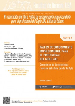 Presentación del libro <i>Fallos de conocimiento imprescindible para el profesional del Siglo XXI</i>, Editorial Edicon.