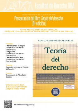 Presentación del libro <i>Teoría del derecho</i> (6º edición), de Renato Rabbi Baldi-Cabanillas