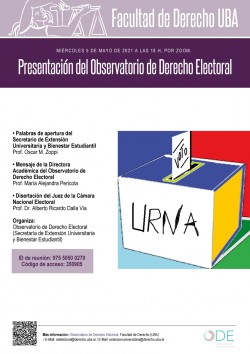 Presentación del Observatorio de Derecho Electoral 