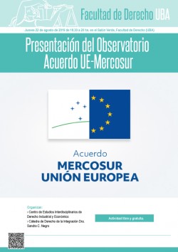 Presentación del Observatorio del Acuerdo UE-Mercosur