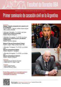 Primer seminario de casación civil en la Argentina