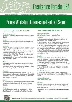 Primer Workshop Internacional sobre E-Salud