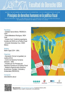 Principios de derechos humanos en la política fiscal 