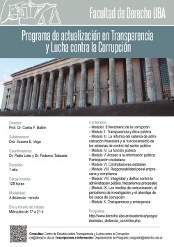 Programa de actualización en Transparencia y Lucha contra la Corrupción