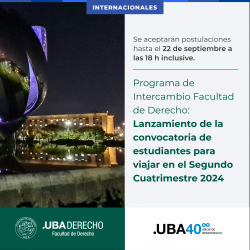 Programa de Intercambio de la Facultad de Derecho