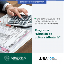 Programa "Difusión de cultura tributaria"
