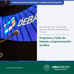 Programa y Taller de Debate y Argumentación Jurídica