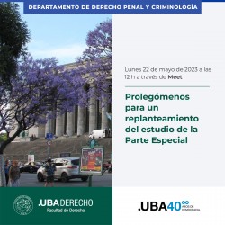 Prolegómenos para un replanteamiento del estudio de la Parte Especial