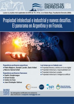 Propiedad intelectual e industrial y nuevos desafíos. El panorama en Argentina y en Francia