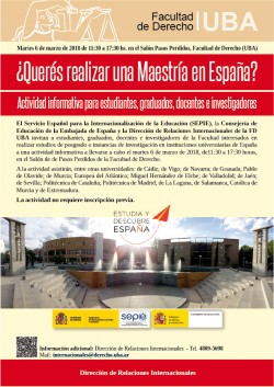 ¿Querés realizar una Maestría en España?