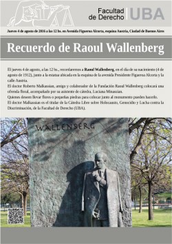 Recuerdo de Raoul Wallenberg