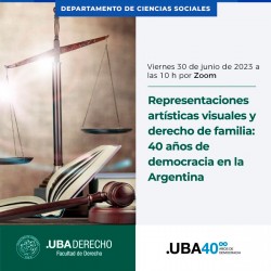 Representaciones artÃ­sticas visuales y derecho de familia: 40 aÃ±os de democracia en la Argentina