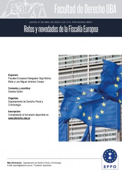 Retos y novedades de la Fiscalía Europea
