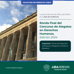 Ronda Final del Concurso de Alegatos en Derechos Humanos - Edición 2024