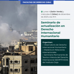 Seminario de actualización en Derecho Internacional Humanitario